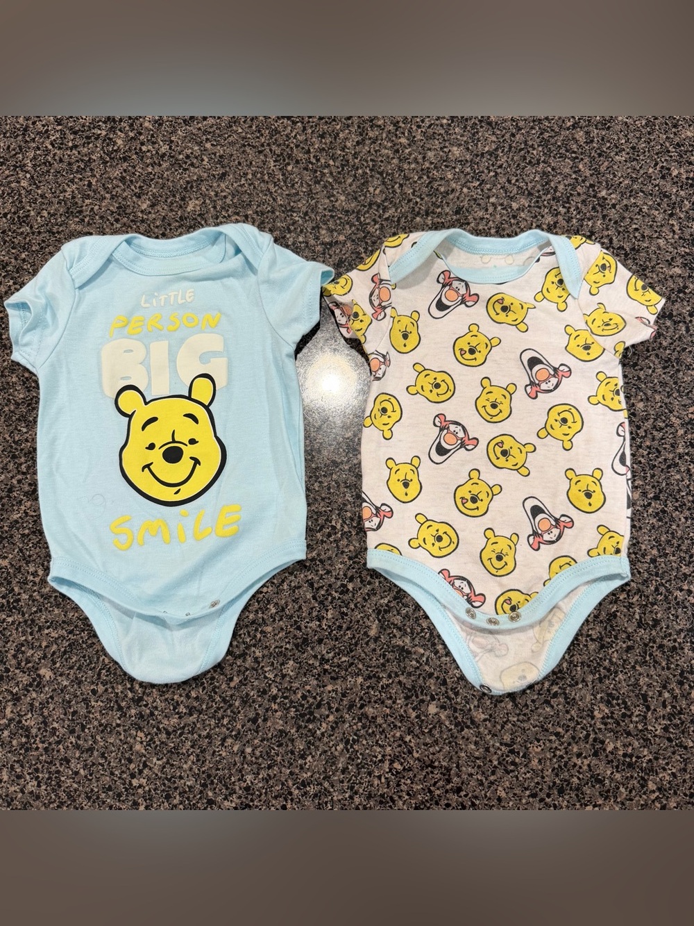 Winnie the Pooh baby onesies 2 pack